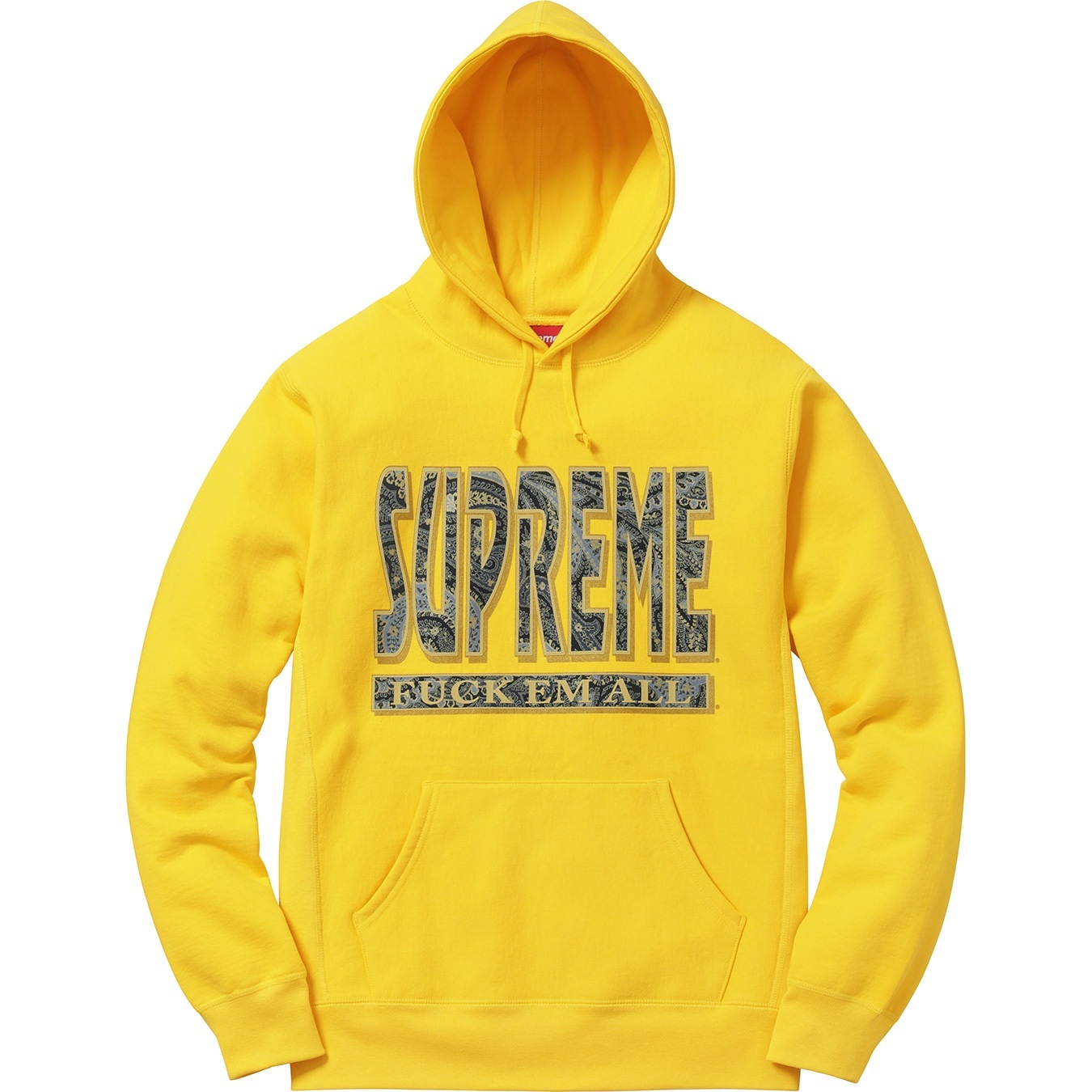 Paisley Fuck Em All Hooded Sweatshirt view 5